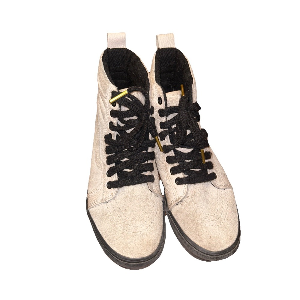VANS Sk8 Hi MTE W 9 Men 7.5 Moonbeam Suede Gum Soles All Weather Shoes Sneakers‎